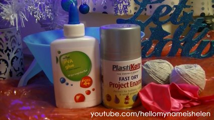 DIY Christmas String Ornaments and Lanterns