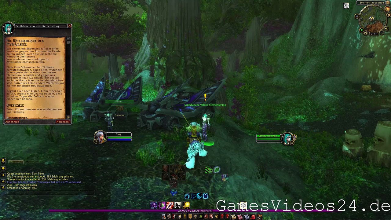 World of Warcraft Quest: Die Rückeroberung des Mystralsees