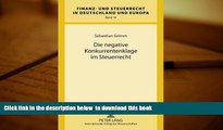 PDF [FREE] DOWNLOAD  Die negative Konkurrentenklage im Steuerrecht (Finanz- und Steuerrecht in