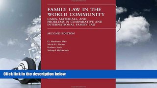 PDF [FREE] DOWNLOAD  Family Law in the World Community: Cases, Materials, and Problems in