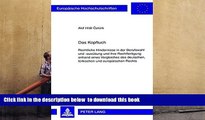 PDF [FREE] DOWNLOAD  Das Kopftuch: Rechtliche Hindernisse in der Berufswahl und -ausÃ¼bung und