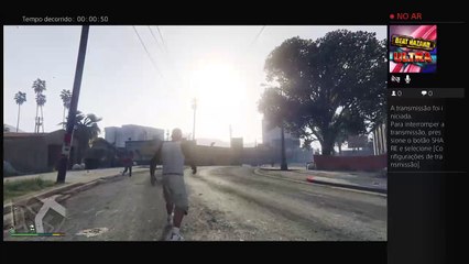 Jogando gta campanha