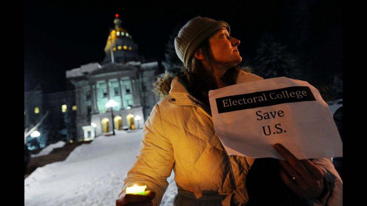 BREAKING NEWS - The electoral college is poised to pick Trump
