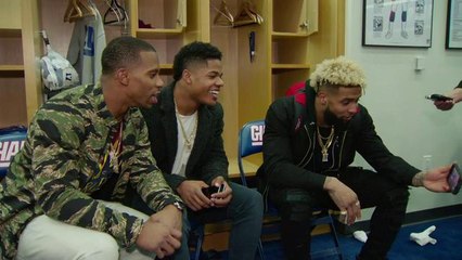 Giants WR trio agrees Eli gets most mad at OBJ in huddle