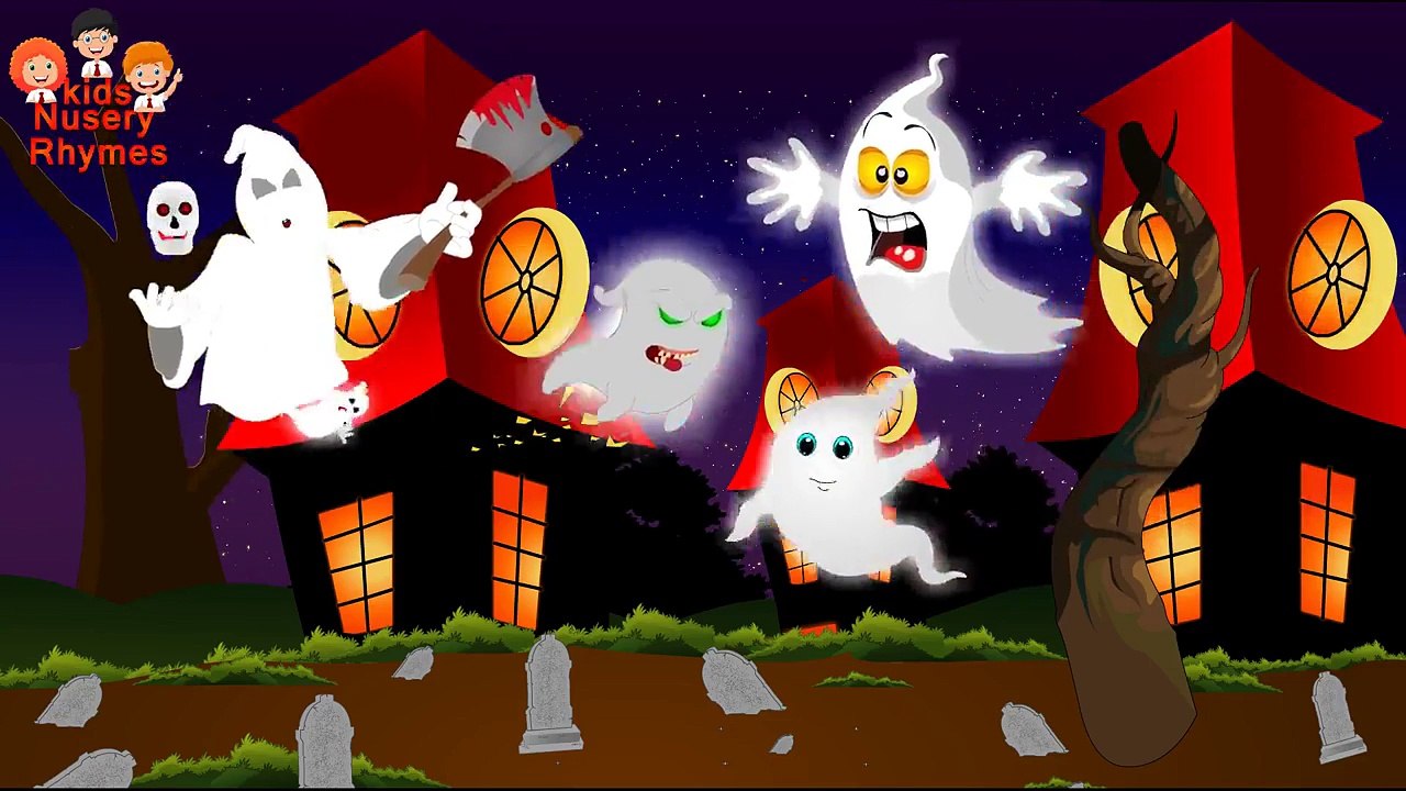 Ghosts Finger Family | Halloween Finger Family Childrens Song |