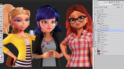 Miraculous Ladybug Speededit Marinette and her friends going to a Christmas ball