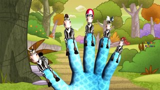 Finger Family Nursery Rhymes Zebra Cartoons | Children Nursery Rhymes Finger Family Songs