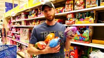 TOY HUNTING DCTC - Surprise Eggs Easter Baskets Play Doh Disney Frozen Hello Kitty Barbie Backpack