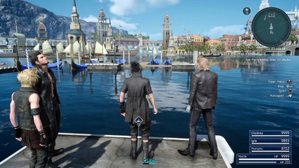 FINAL FANTASY XV - Gondola Marina FIshing Spot Location