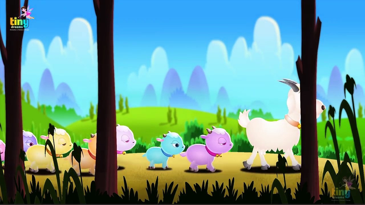 The Wolf and The Seven Little Goats Story | Fairy Tales For Kids by Tiny Dreams Kids