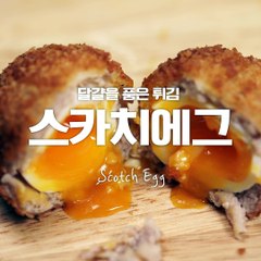바삭바삭 튀김옷 입은 반숙달걀! 스카치에그 [만개의레시피]