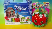 ♥ HASBRO DohVinci Gingerbread House Design Kit by Play-doh Shopkins Season 3 unboxing