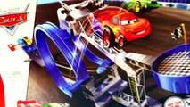 Cars 2 Transforming Piston Cup Double Loop Challenge Race Track Lightning Mcqueen Snot Rod Mater