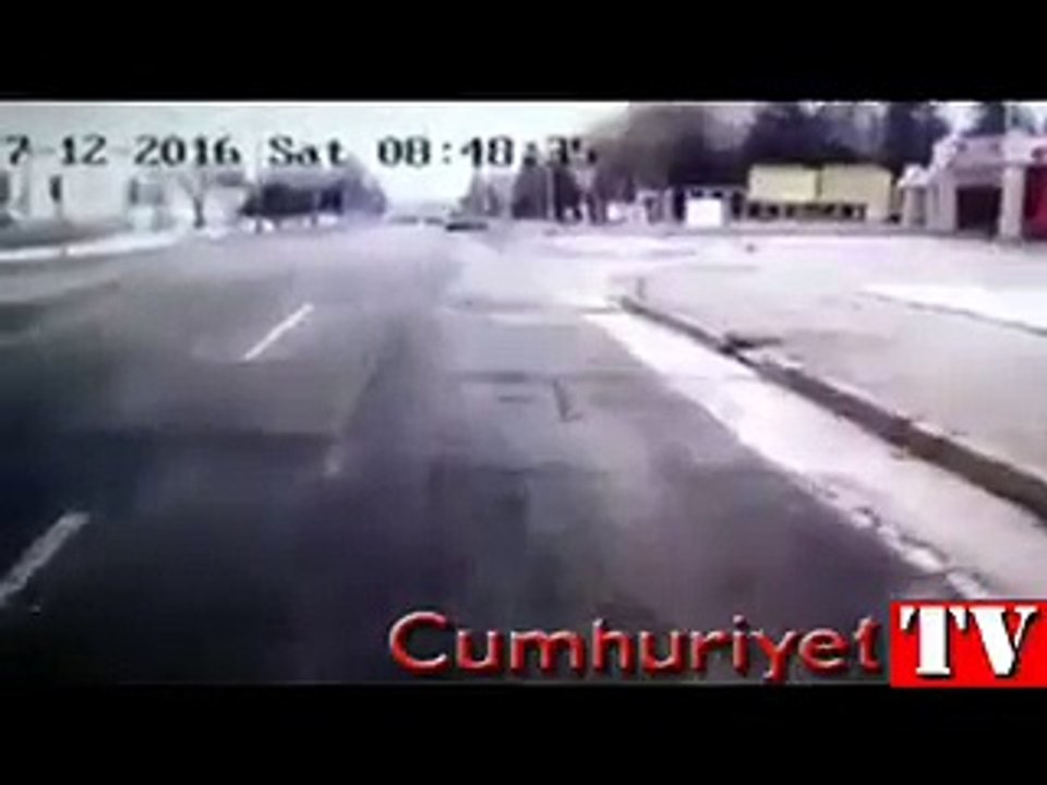 Kayseri'deki bombalı aracın patlama anı
