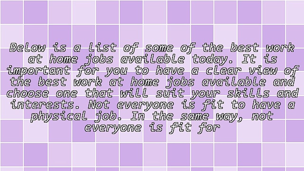 The Best Work at Home Jobs You Can Find