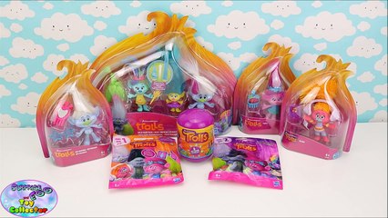 Dreamworks Trolls Figures Poppy Guy Diamond DJ Suki Surprise Egg and Toy Collector SETC