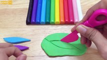 Learn Colors and Play Modelling Clay Rainbow Turkey Fun and Creative for Children