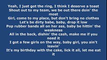 Chris Brown feat. Usher & Gucci Mane - Party (Lyrics)