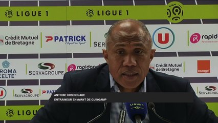 Ligue1 - EAG/PSG: Kombouré "on a pu garder notre avantage et gagner ce match qu'on a mérité"