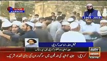 Last Scene of Junaid Jamshed Burying in Grave Yard