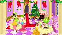 Rapunzel Cinderella Snow White Princesses at Jingle Bells song | Songs & Rhymes with Princesses