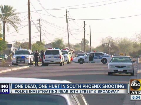 One dead, one hurt in south Phoenix shooting