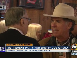Retirement party held for Sheriff Joe Arpaio