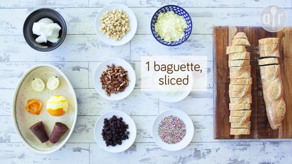 Capirotada (Mexican bread pudding)