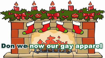 DECK THE HALL - Christmas Song with lyrics