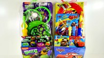 Surprise Toy Baskets Teenage Mutant Ninja Turtles Disney Pixar Cars 2 ToysRus Easter new DCTC