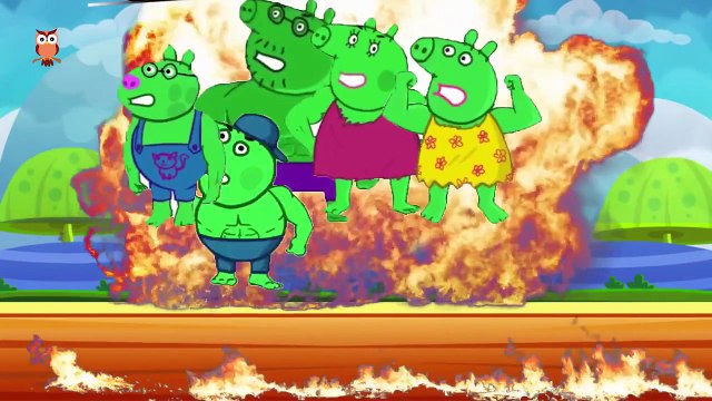Daddy Finger Peppa Pig Hulk - Family Finger Songs - Nursery Rhymes Lyrics