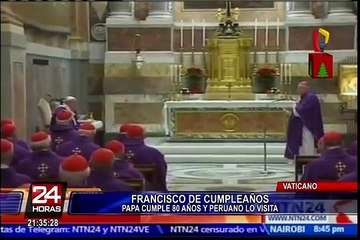 Papa Francisco cumplió 80 años: “Que mi vejez sea tranquila y alegre”