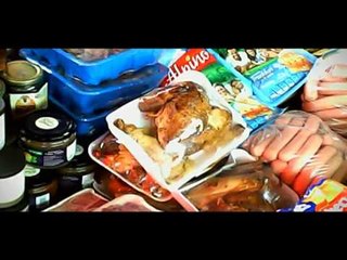 Venta de productos robados en mercado sobre ruedas