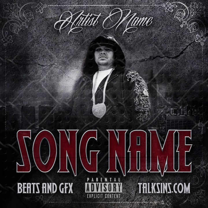 Mixtape Album Cover Design - Hip hop Rap Trap 'Fat Joe' Example