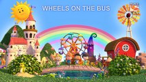 Wheels On The Bus Go Round And Round with Lyrics | LIV Kids Nursery Rhymes and Songs | HD