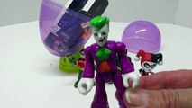 HARLEY QUINN!! Opening Play-Doh Surprise Egg!! DC COMICS Villains with BATMAN! Classic Harley Quinn!