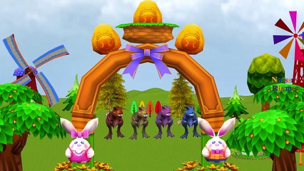 Dinosaurs Epic Helicopter Boat Party Songs | Finger Family Nursery Rhymes | Dinosaur Short Movie