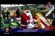 Agentes de la SUAT adelantan Navidad a 300 niños pobres del Callao