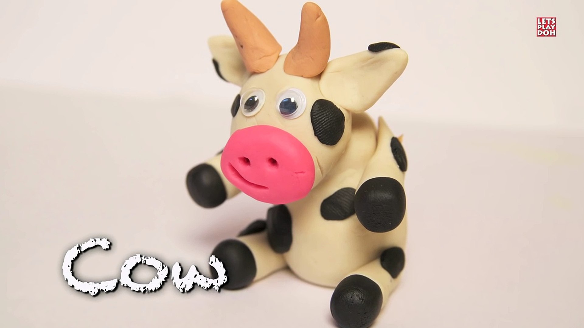 play doh cow