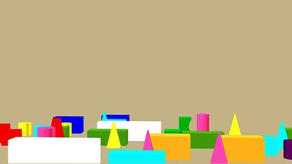 Малыш видео. Строим замок для принцессы из кубиков. Video Kid. We are building a castle for a prince