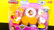 Play Doh Beauty and The Beast Belle Tea Time with Elsa and Anna Disney Frozen Play-Doh Party