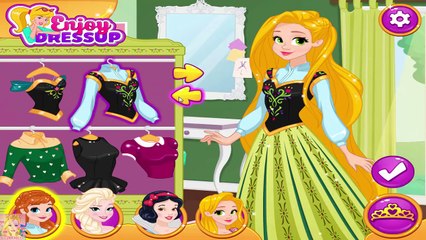 Download Video: Princesses Outfits Swap - Disney Princess Elsa Anna Rapunzel And Snow White Dress Up Game