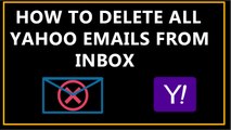 How To Delete All Yahoo Emails From Inbox?