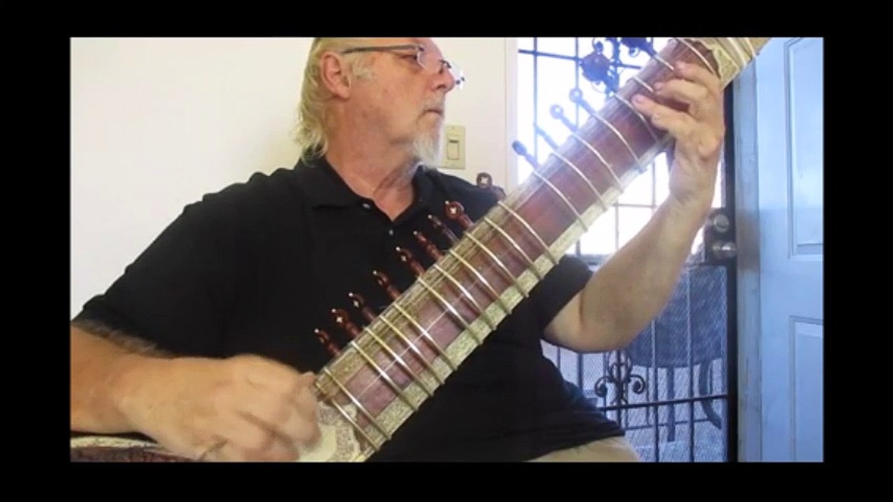 WikiSitar/Raag Lalit Pancham madhya laya gat teental Antar Garneau ~ sitar