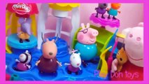 Play Doh Peppa Egg Toys Fostin Fun Bakery Play Doh Playset Bisquit Peppa Pig Kinder Surprise Eggs