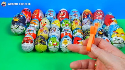 31 Kinder Surprise Eggs with Dora, Planes, Minnie and more!