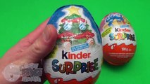 Kinder Surprise Egg Christmas Party! Opening 2 New Huge Giant Jumbo Kinder Surprise Eggs!