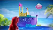 Mattel - Disney Princess - Mermaid to Princess Singing Ariel Doll & Ariels Royal Ship