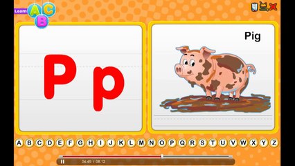 Made familiar with the English alphabets in uppercase and lowercase, accompanied by its phonic sound