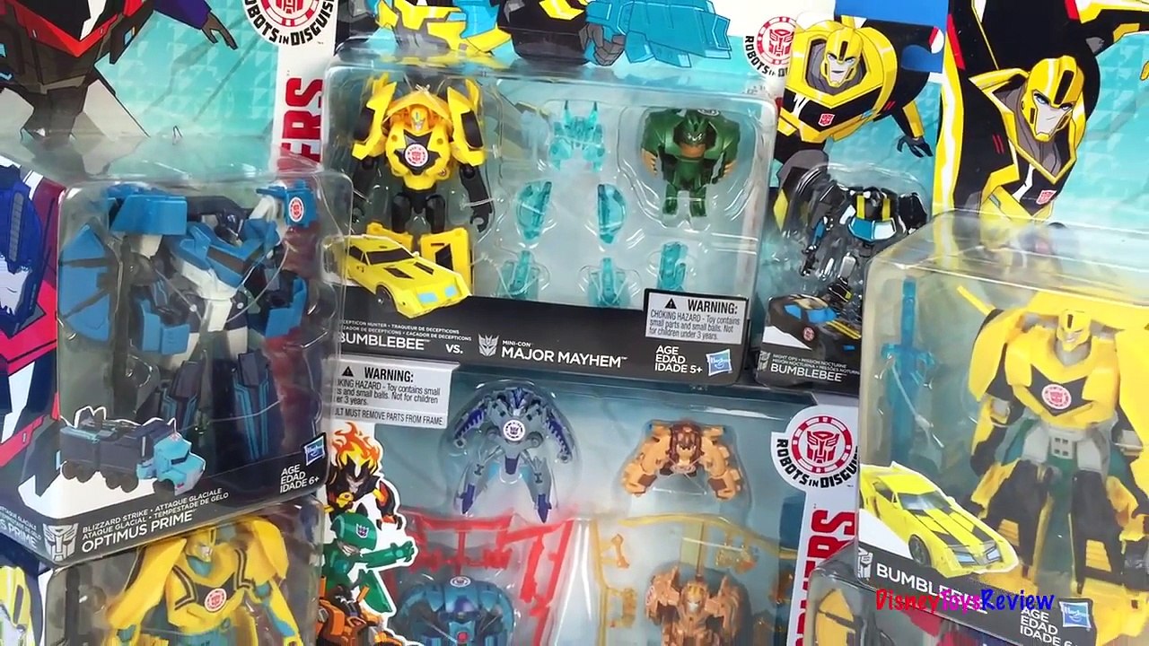 TRANSFORMERS ROBOTS IN DISGUISE BUMBLEBEE OPTIMUS PRIME MAJOR MAYHEM UNDERTONE BACKTRACK BEASTBOX